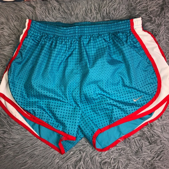 Nike Aqua Blue Tempo Running Shorts 